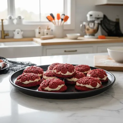 Zombie Brain Cookies: Spooky Halloween Treat