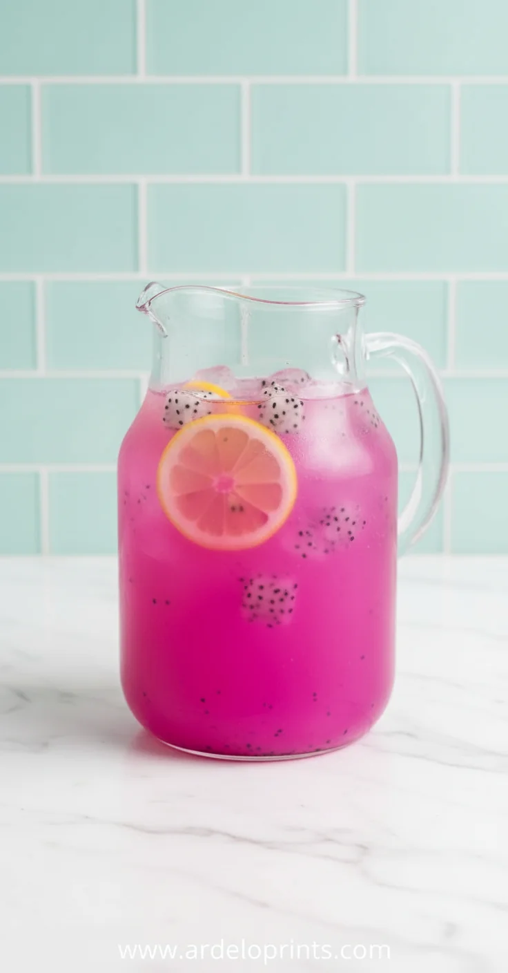 Dragonfruit Lemonade - feature image