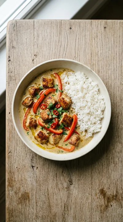 Coconut Chicken Curry – Ready in 30 Minutes - cooking process