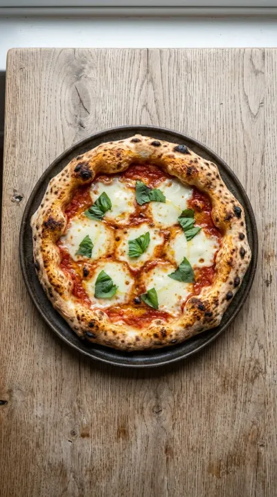Same-Day Sourdough Pizza Dough - cooking process