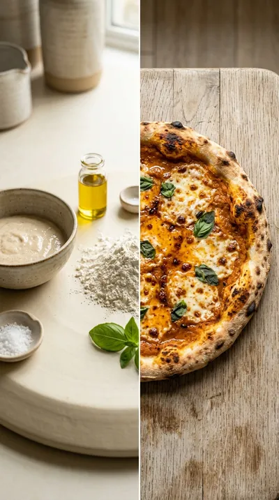 Sourdough Discard Pizza Dough for a Crunchy Crust - ready to serve