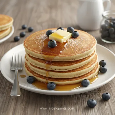 Easy Pancake Recipe for Fluffy Breakfast Treats - ready to serve