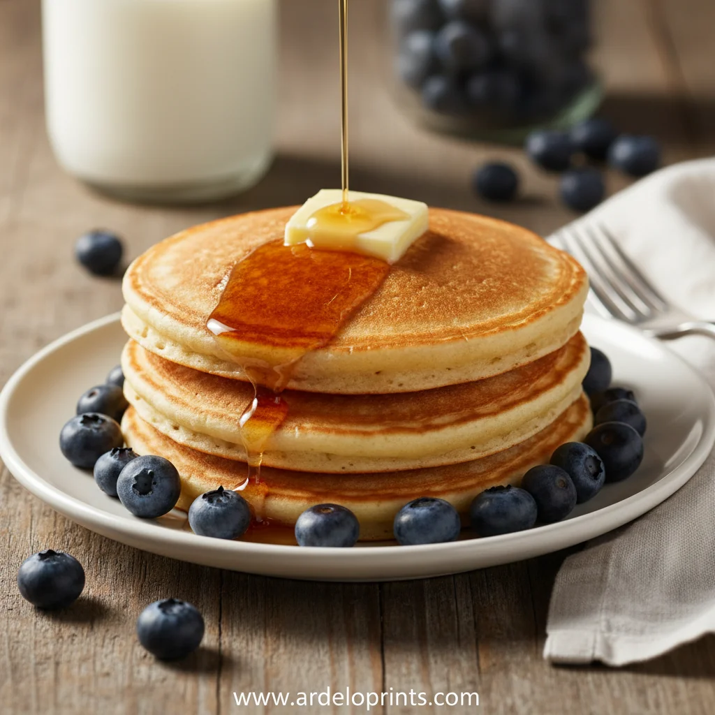 Easy Pancake Recipe for Fluffy Breakfast Treats - feature image