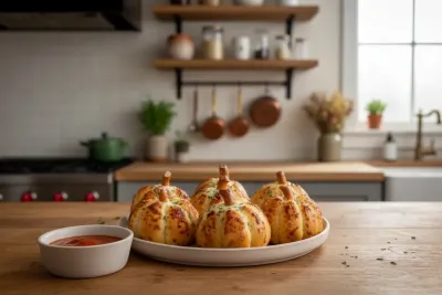 Easy Pizza Stuffed Pumpkins: Fun Halloween Dinner Idea