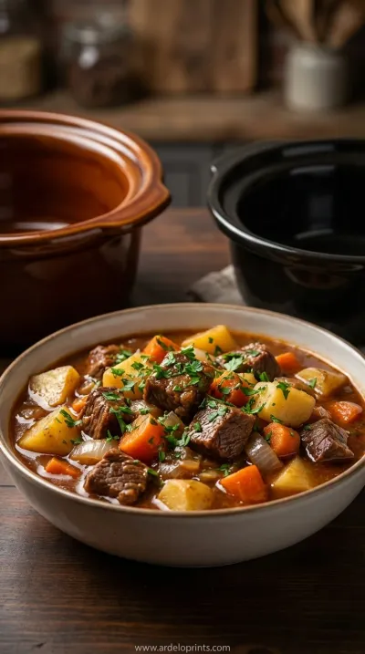 Easy Crockpot Meals: Super Chef Recipes - ready to serve