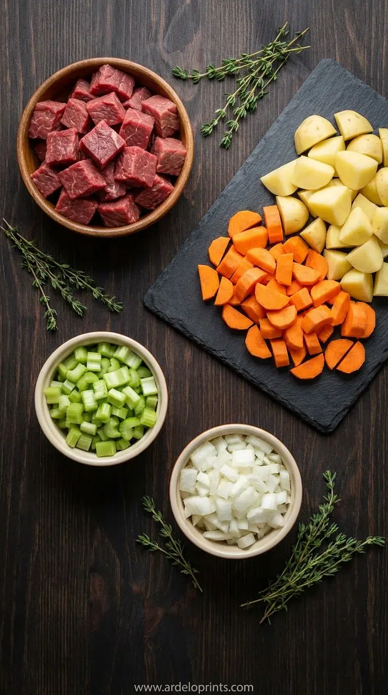 Easy Crockpot Meals: Super Chef Recipes - ingredients preparation