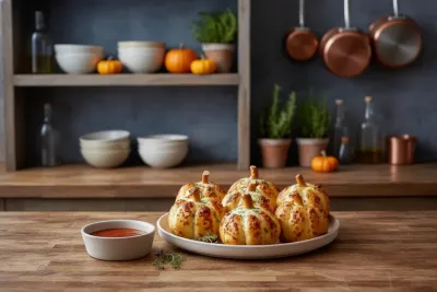 Easy Pizza Stuffed Pumpkins: Fun Halloween Dinner Idea - ready to serve