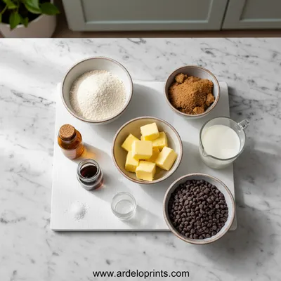 Edible Cookie Dough – Easy No-Bake Dessert - cooking process