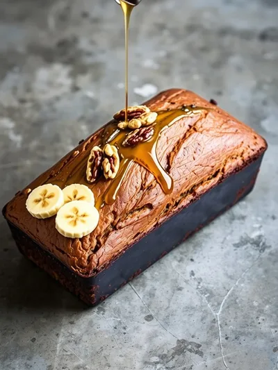 Extreme Banana Nut Bread - ready to serve