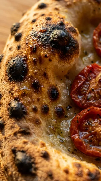 Sourdough Pizza Dough with Fresh Basil & Cherry Tomatoes - ingredients preparation