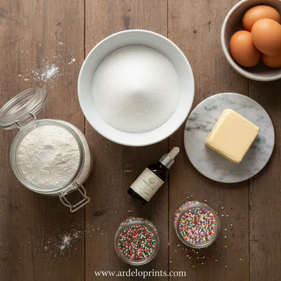 Festive Sprinkle Sugar Cookies - cooking process