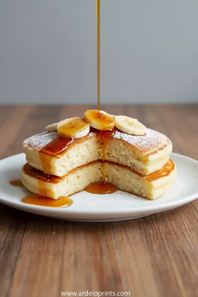 Fluffy American Pancakes Recipe - ready to serve