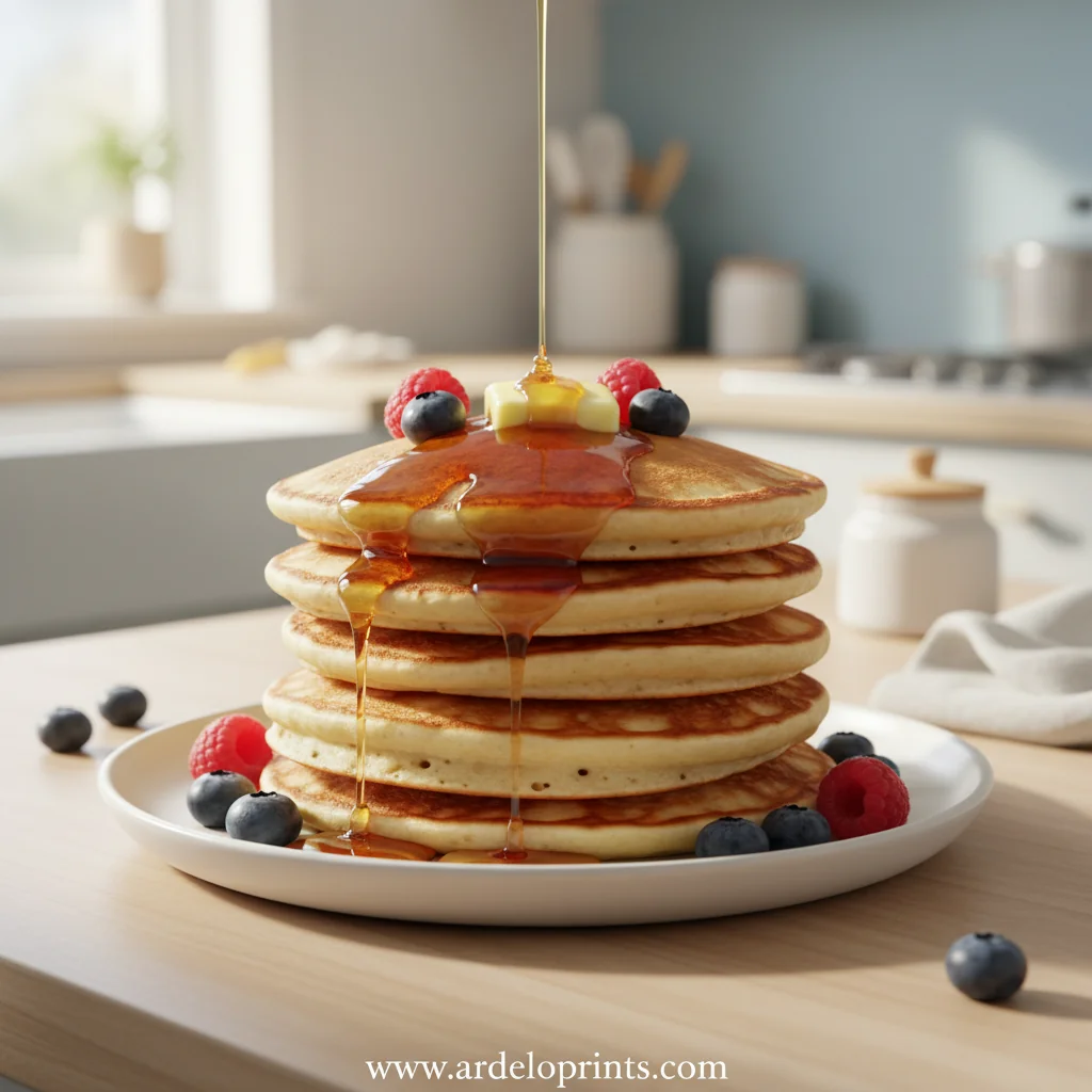 Fluffy Pancakes Recipe From Scratch - feature image