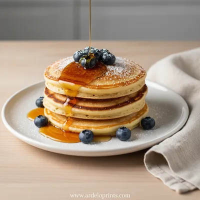 Fluffy Pancake Recipe: Perfect Breakfast Inspiration - ready to serve