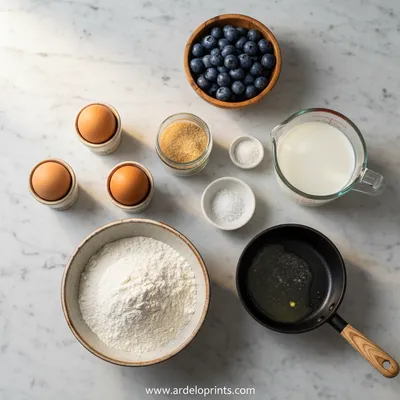 Fluffy Pancake Recipe: Perfect Breakfast Inspiration - ingredients preparation