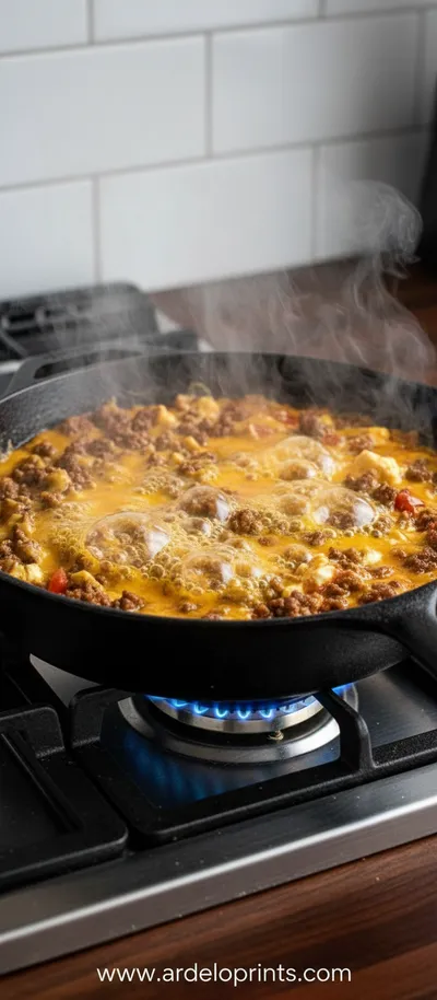 5-Ingredient Football Dip Recipe Ready In 35 Minutes - cooking process