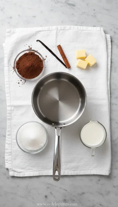 French Hot Chocolate - cooking process