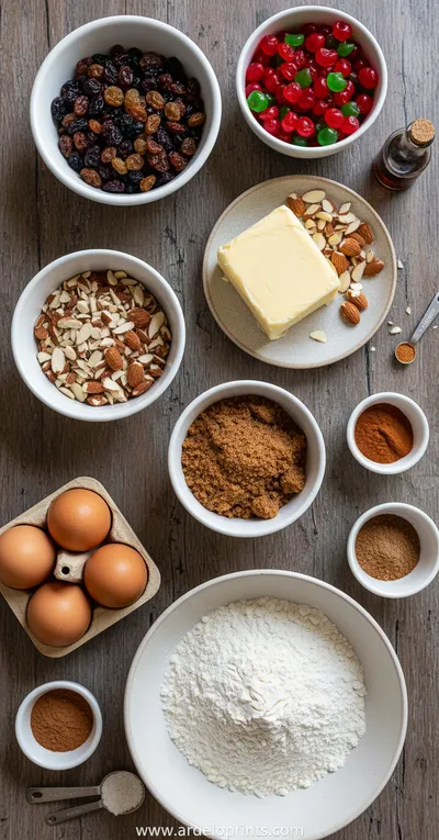 Easy Traditional Fruitcake Recipe That Stays Moist - cooking process