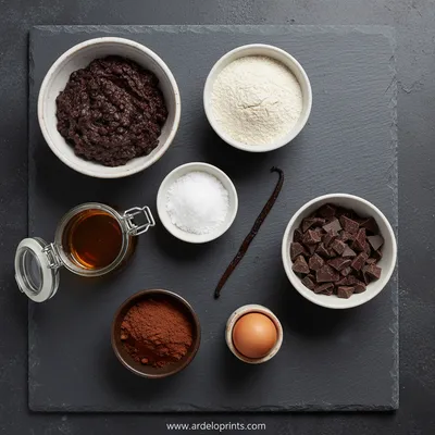 Fudgy Protein Brownies: Healthy Chocolate Dessert - ingredients preparation