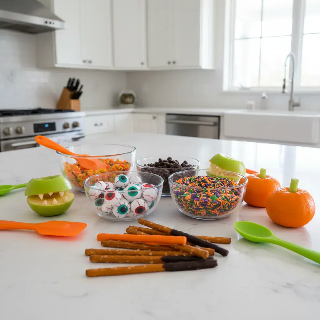 Fun Halloween Snacks: Spooky Treats Kids Love - ingredients preparation