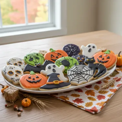 Fun Halloween Cookies Ideas - ready to serve
