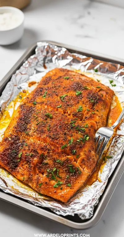 Garlic Butter Baked Salmon