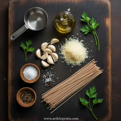 Garlic Parmesan Pasta Recipe - cooking process