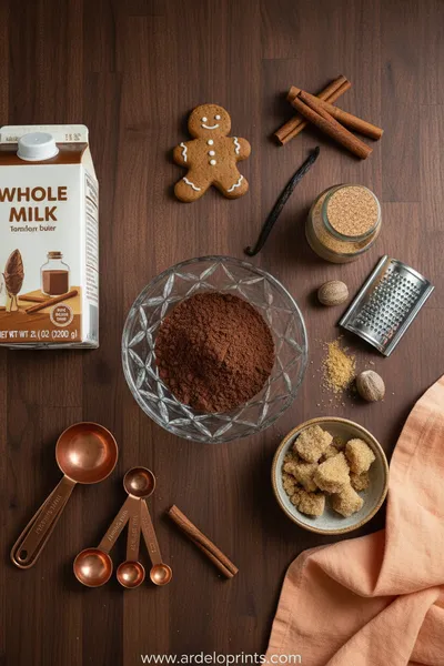 Gingerbread Fall Hot Chocolate Recipe - cooking process