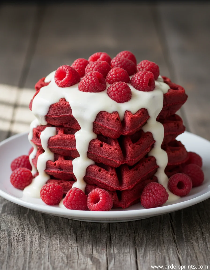 Gluten Free Red Velvet Waffles Recipe
