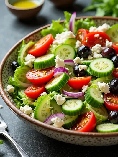 Greek Salad Recipe: Fresh & Easy Mediterranean Dish