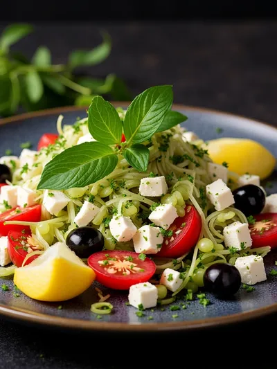 Greek Salad Recipe: Fresh & Easy Mediterranean Dish - cooking process
