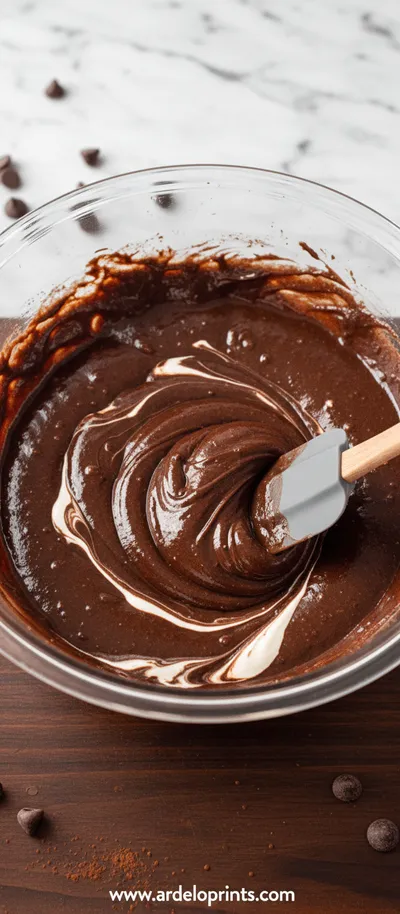 Greek Yogurt Brownies - ingredients preparation