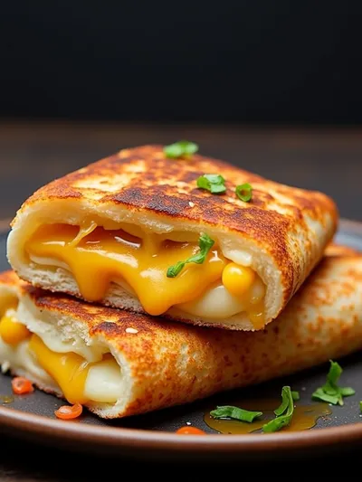 Grilled Cheese Burrito – Easy Recipe - ready to serve