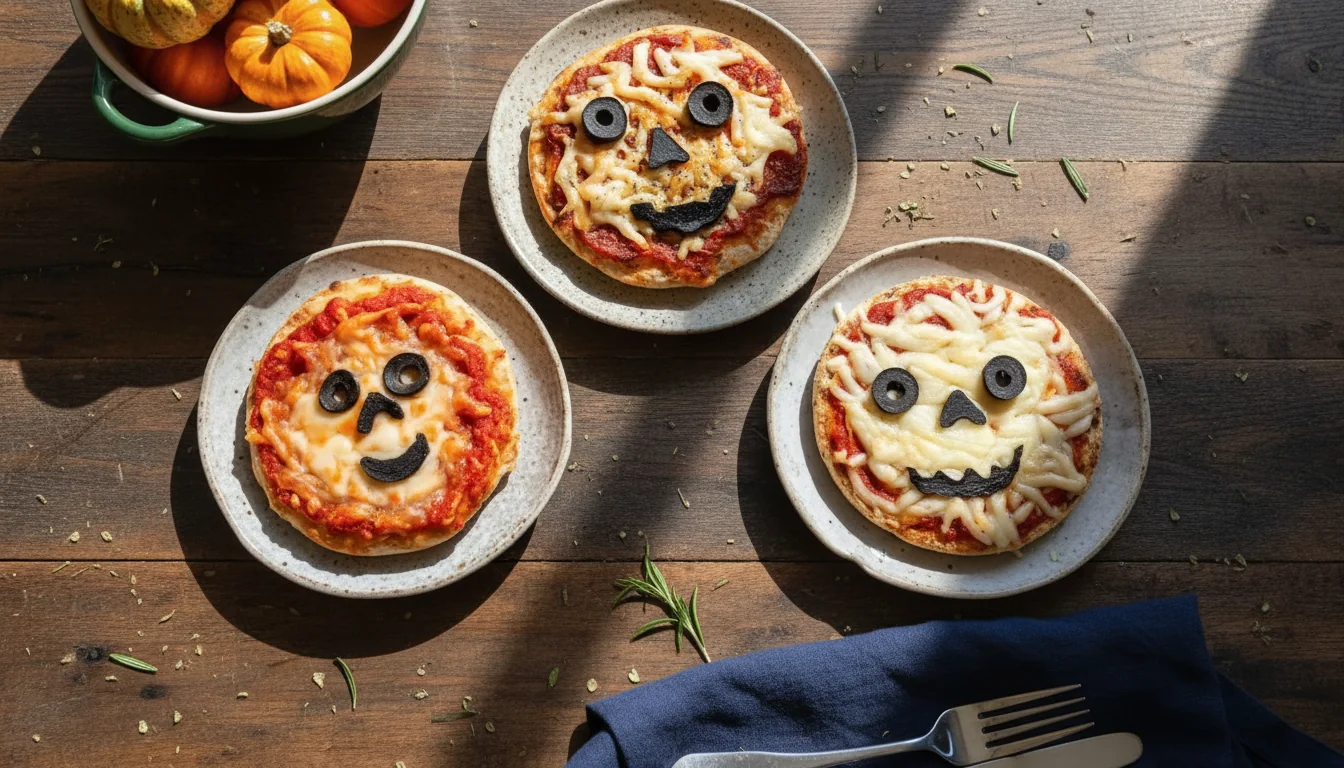 Halloween Mini Pizzas: Spooky Snack Board Idea - feature image