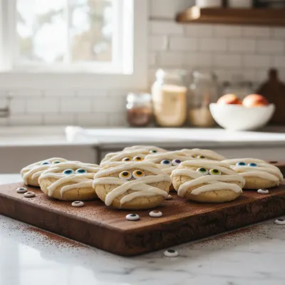 Halloween Mummy Cookies: Spooky & Cute!