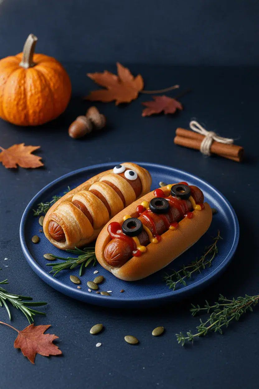 Halloween Air Fryer Hot Dogs: Spooky & Easy! - final presentation