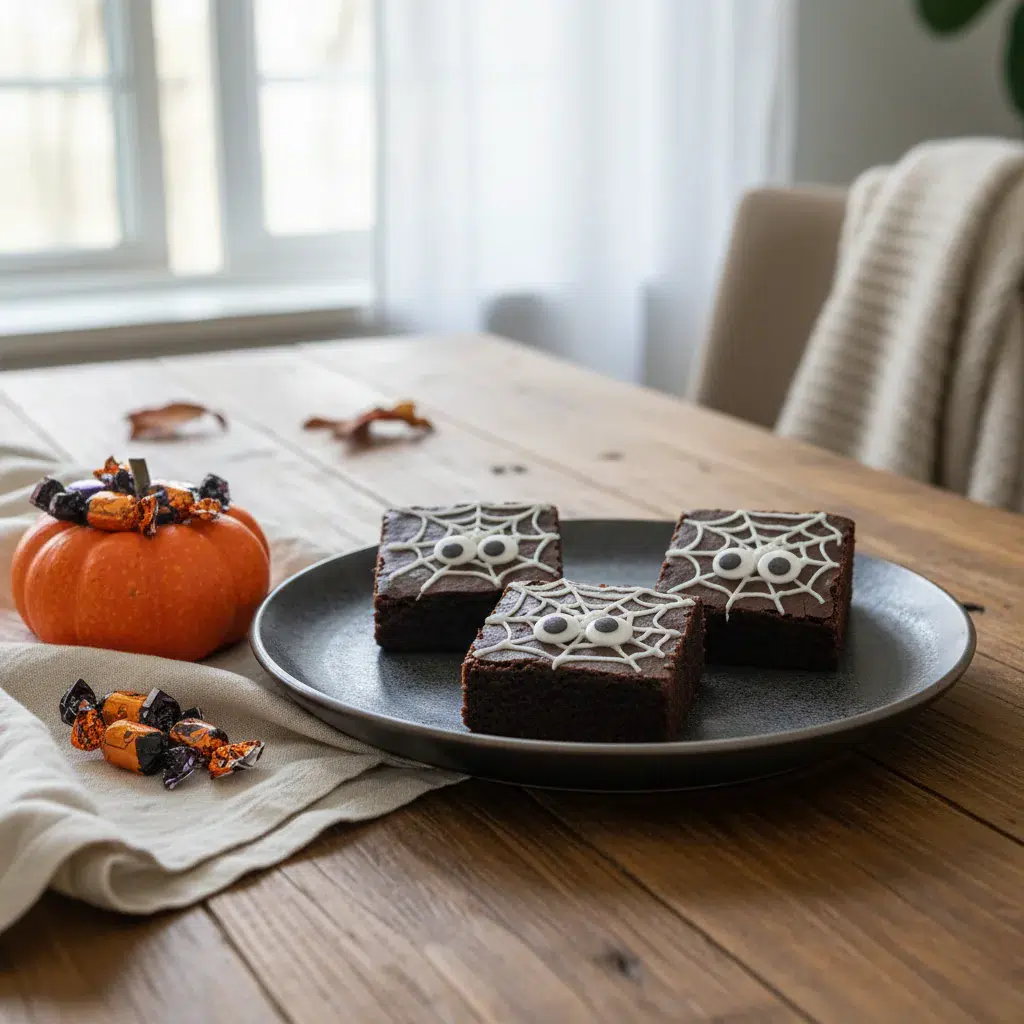 Halloween Brownies: Spooktacular Recipe - final presentation