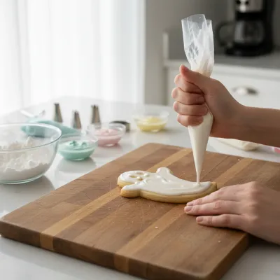 Halloween Cookie Decorating Ideas - cooking process