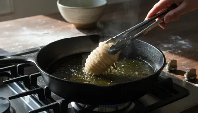 Halloween Cockroach Donut Recipe - cooking process