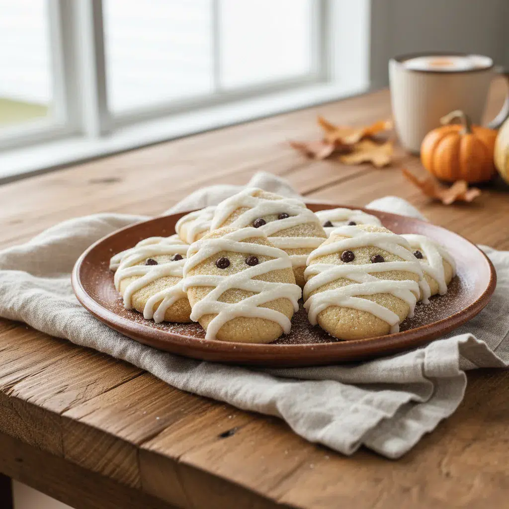 Halloween Mummy Cookies: Spooky & Cute! - final presentation