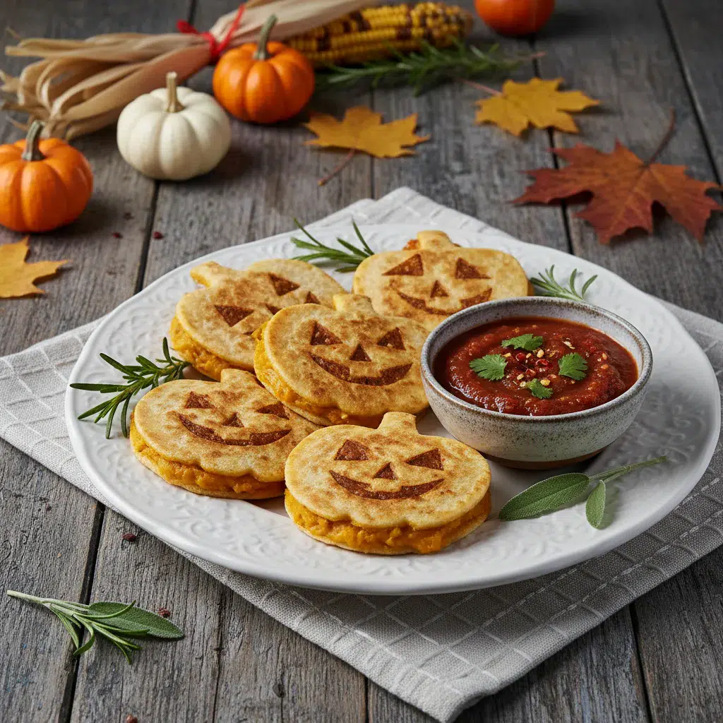 Halloween Pumpkin Quesadillas: Fun & Easy Recipe - final presentation