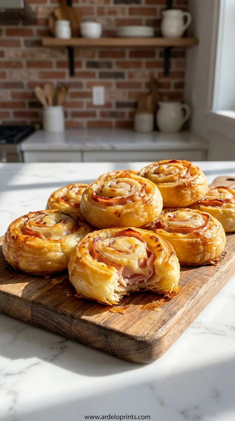 Ham and Cheese Pinwheels: Easy Appetizer Recipe - feature image