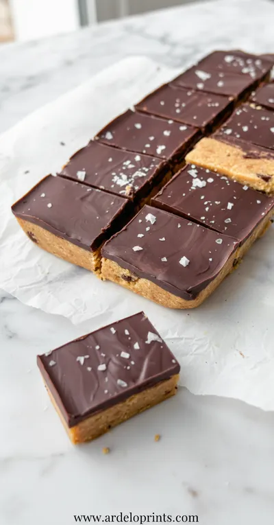 Healthy No Bake Cookie Dough Bars Recipe - cooking process