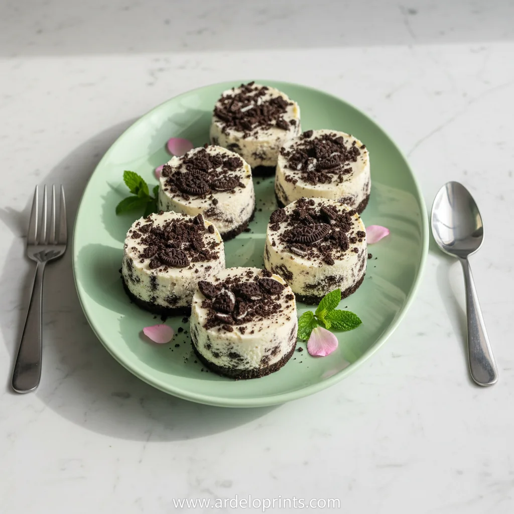 Healthy No-Bake Oreo Cheesecake Bites Recipe - feature image