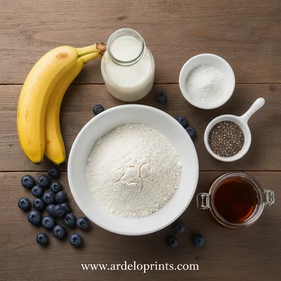 Healthy Vegan Pancakes: 6 Easy and Delicious Breakfast Recipes - ingredients preparation