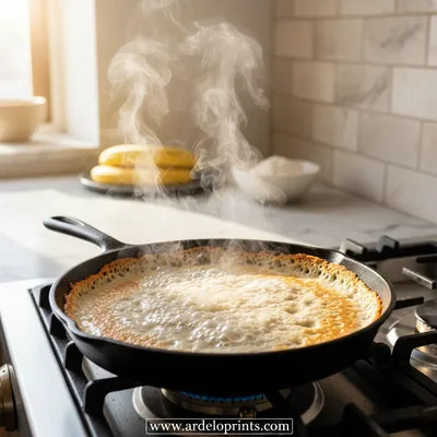 Healthy Vegan Pancakes: 6 Easy and Delicious Breakfast Recipes - cooking process