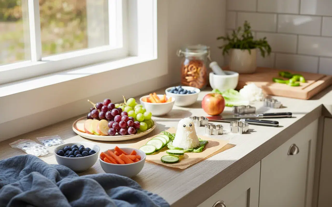 Healthy Halloween Treats for Kids Recipe - ingredients preparation