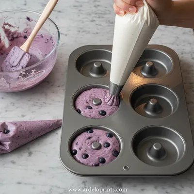 High Protein Blueberry Cake Donuts Recipe - ingredients preparation