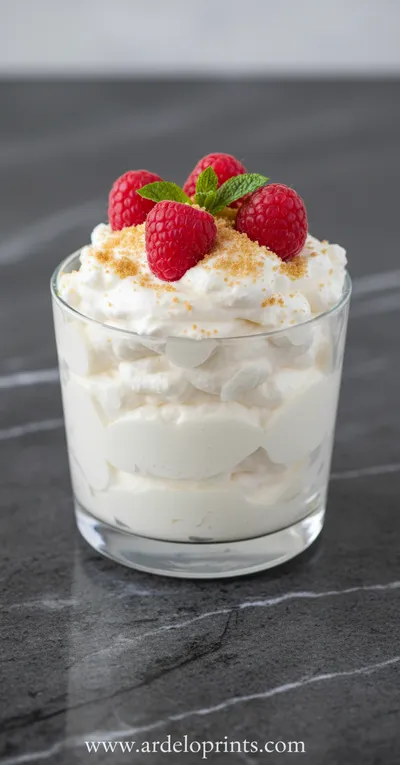 Easy No-Bake High Protein Cheesecake Fluff - ready to serve