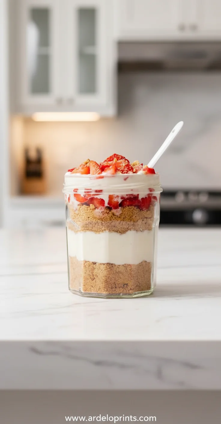 High Protein Cheesecake Jars Recipe